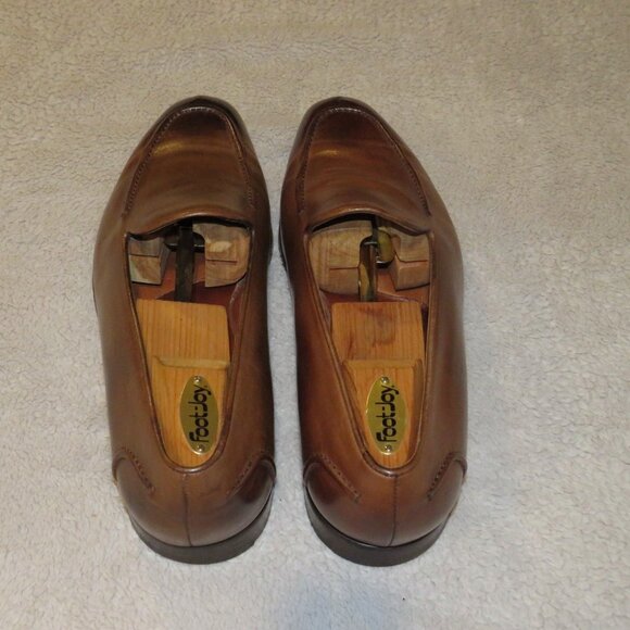 Ralph Lauren Purple Label x Edward Green Brown Antiqued Loafers 11.5 E